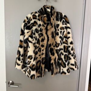 Donna Salyer’s Fabulous Furs - Leopard Print Faux Fur Jacket